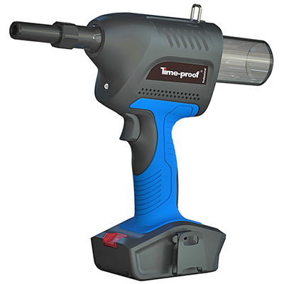 CE Cordless Battery Rivet Gun Untuk 4.8mm - 6.4mm Lockbolts Struktural Rivet