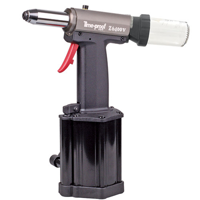 Hingga 6.4mm Air Riveting Tool Rivet gun Dengan Vacuum Suction CE