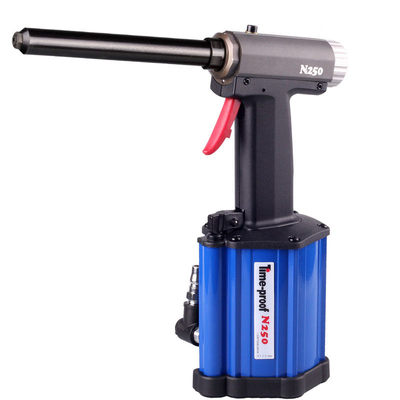 Longer Nose Assembly Pneumatic Rivet Gun 19mm Stroke Air Riveting Tool
