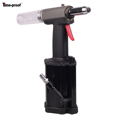 Hingga 6.4mm Air Riveting Tool Rivet gun Dengan Vacuum Suction CE
