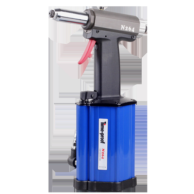 4.0mm Sampai 6.4mm Paku Keling Buta Pneumatic Rivet Gun 18mm Pukulan 320x195x110mm