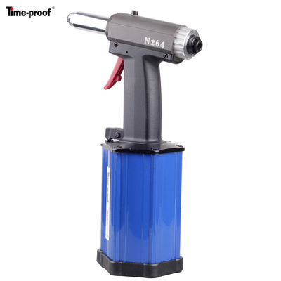4.0mm Sampai 6.4mm Paku Keling Buta Pneumatic Rivet Gun 18mm Pukulan 320x195x110mm
